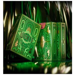 NWT Collectible Wicked Green and Gold Playing Cards Still in Plastic Wrapping